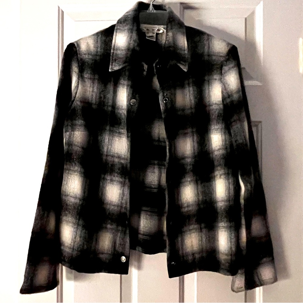Shacket Evan Picone Black and White Size 8